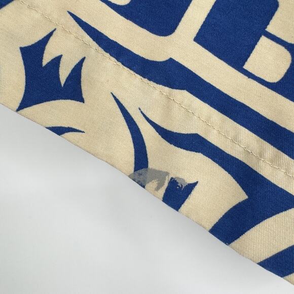 VTG Johnny Blaze Mens Button Up Shirt XL Flame Logo Spell Out Y2K Rap Streetwear - Picture 12 of 12